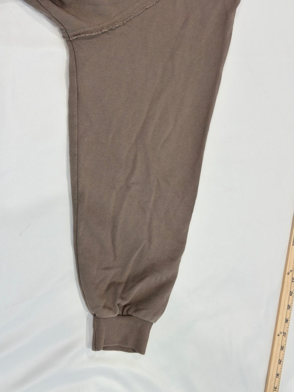 YoungLA Cropped Zip Hoodie in Taupe - Picture 10 of 12